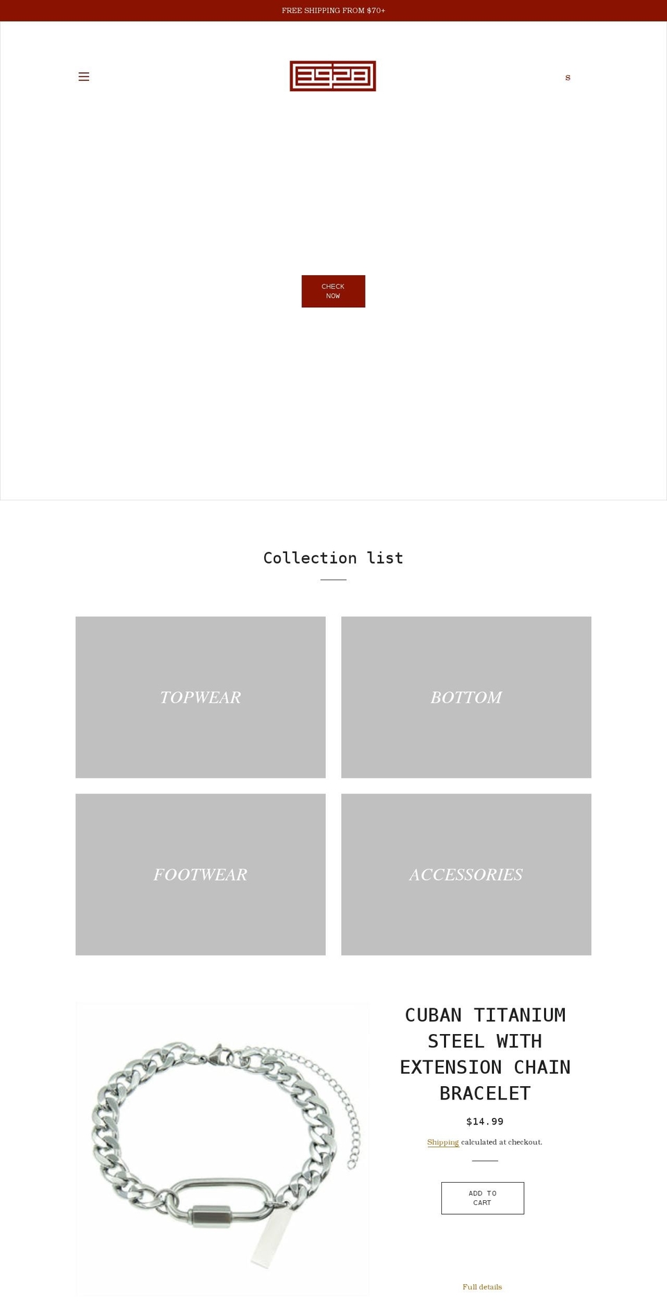 guochao3928.com shopify website screenshot