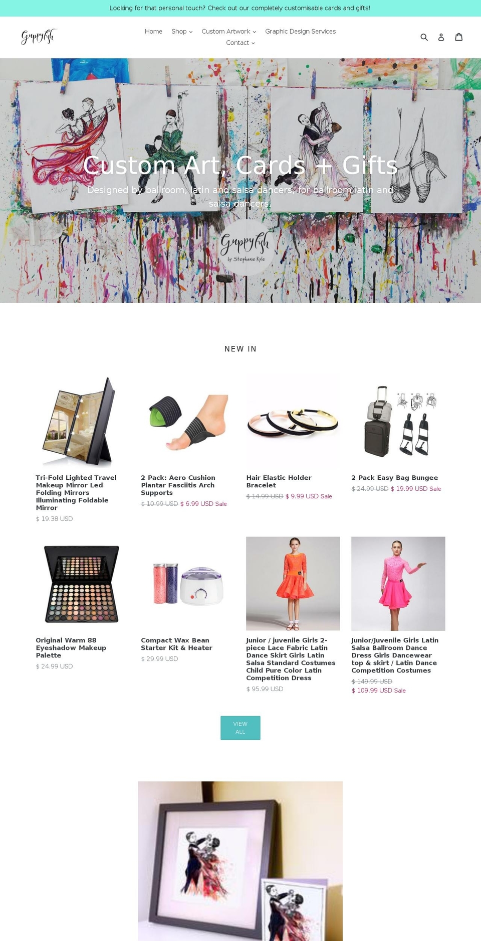 guppyfishuk.com — Shopify storefront screenshot