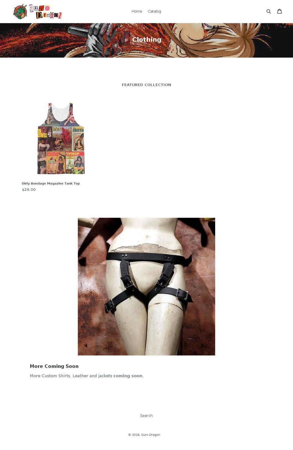 gurodragon.com — Shopify storefront screenshot