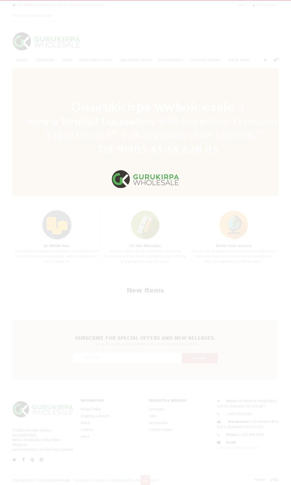 simolux-1 Shopify theme site example gurukirpawholesale.com