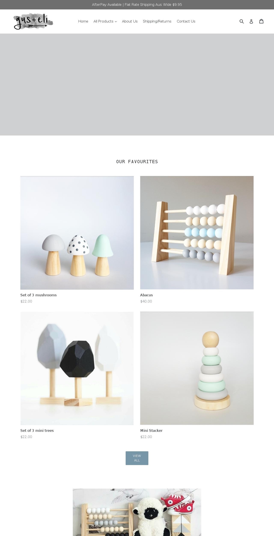 gusandeli.com — Shopify storefront screenshot