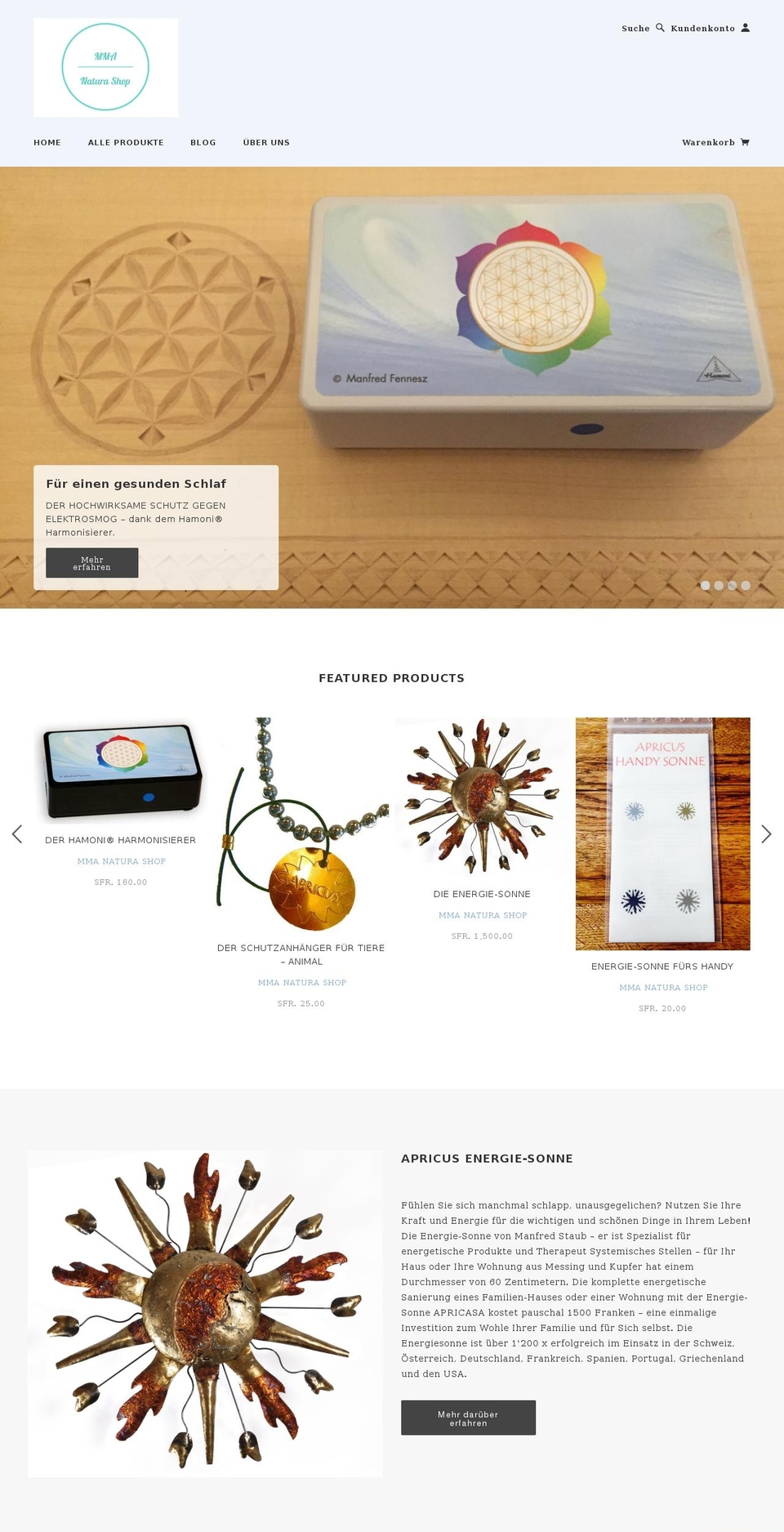 gutesleben.ch shopify website screenshot