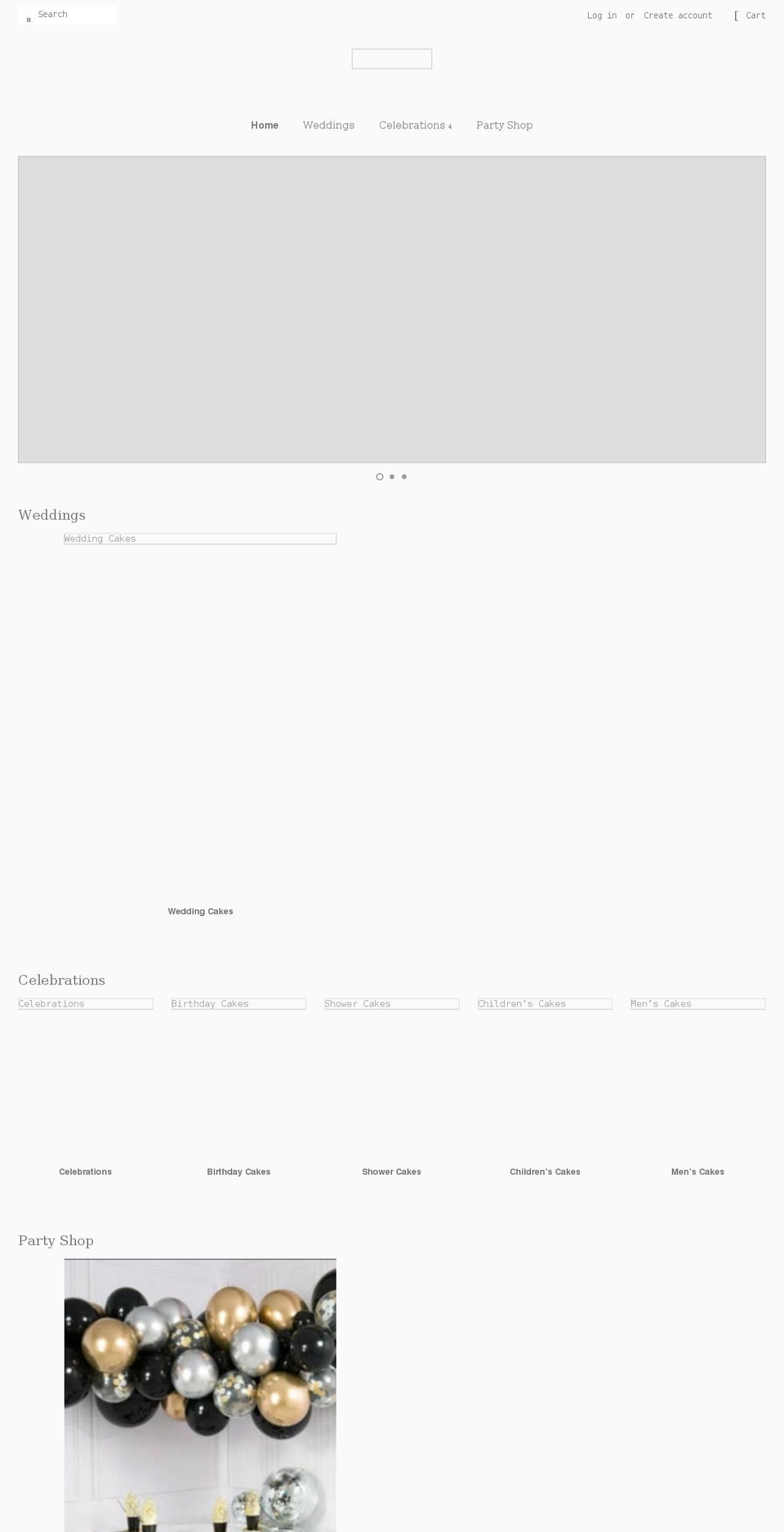 gutucakes.com shopify website screenshot