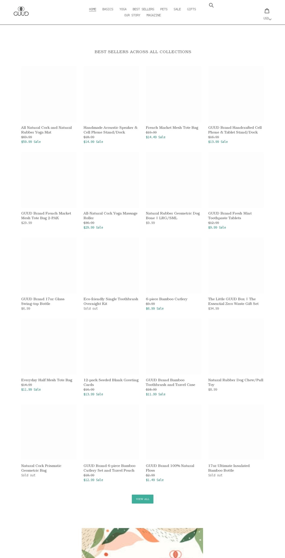 guud-products.com shopify website screenshot