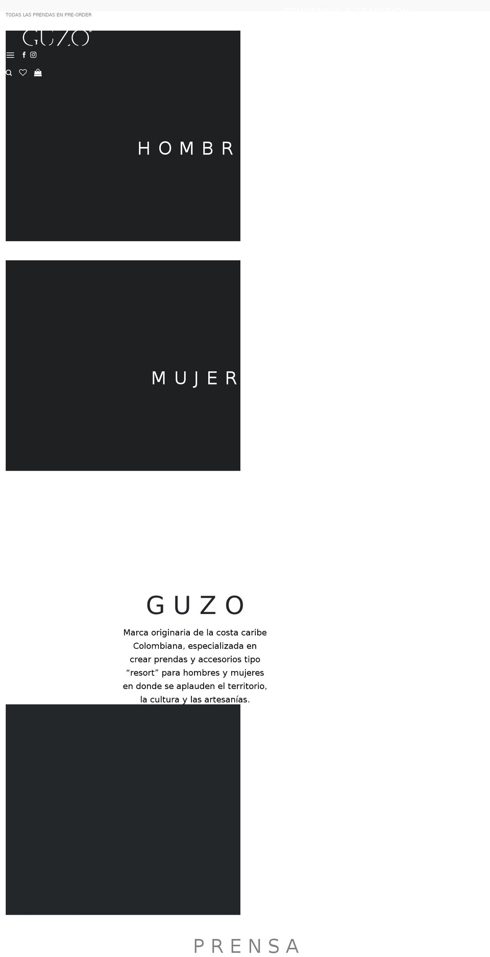 guzoatelier.com shopify website screenshot