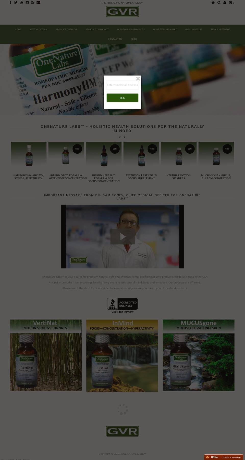 gvrlabs.com shopify website screenshot