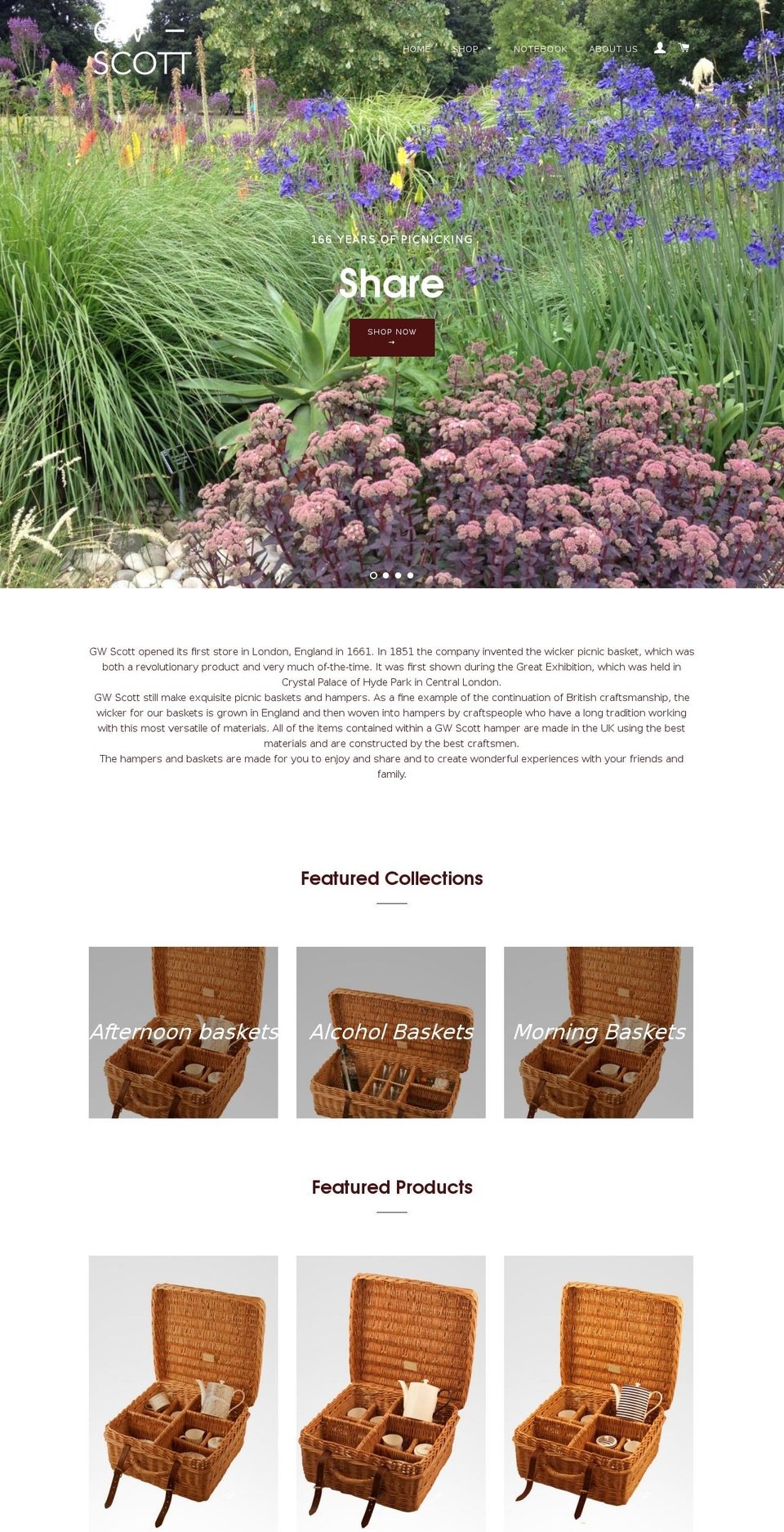gw-scott.com shopify website screenshot