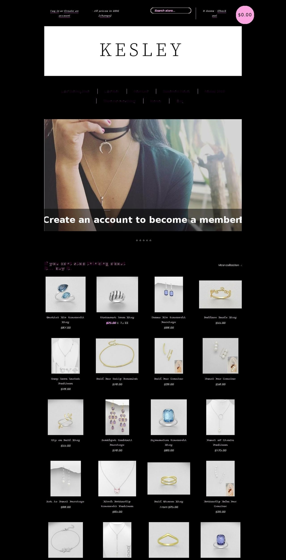 Kesley Boutique Shopify theme site example gw3j.com