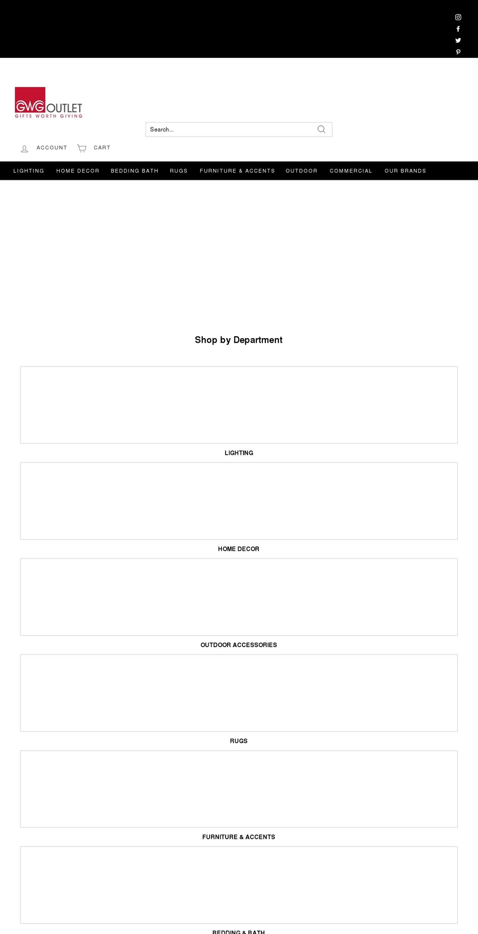gwgoutlet.com shopify website screenshot