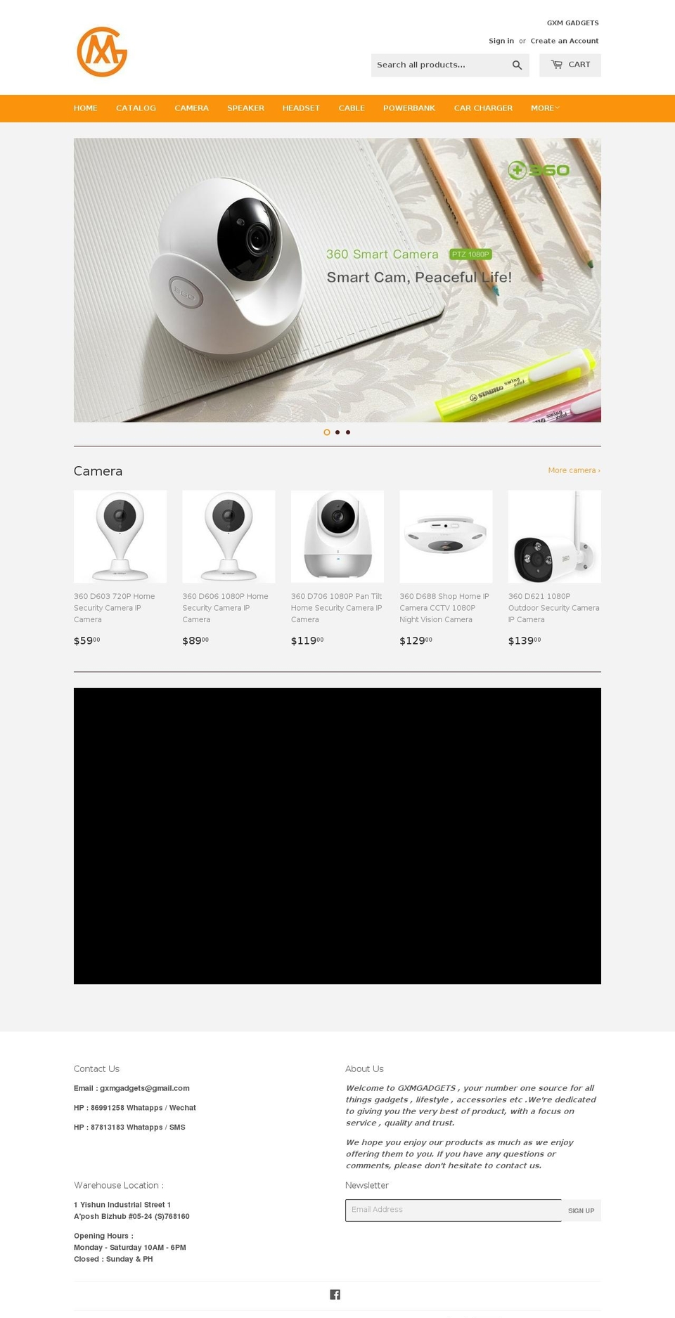gxmgadgets.com — Shopify storefront screenshot