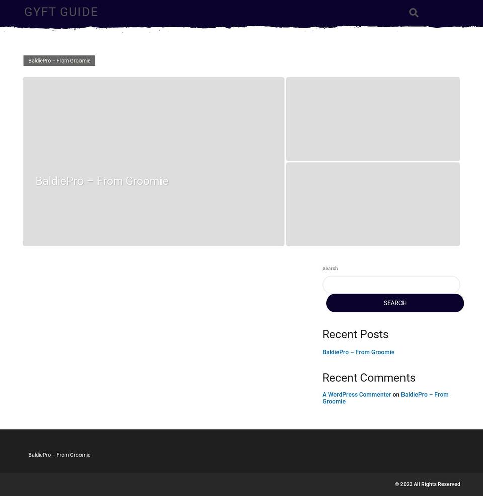 gyftguide.com — Shopify storefront screenshot