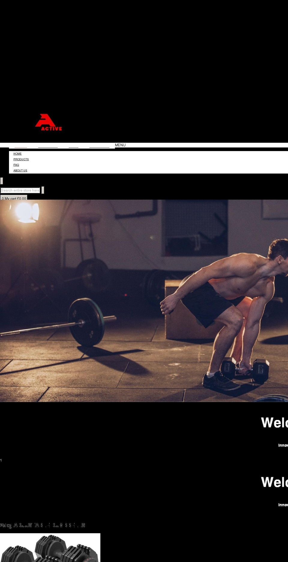 gymactive.co.uk shopify website screenshot