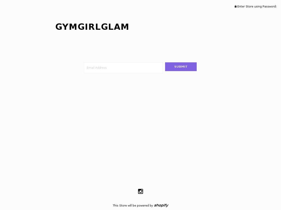 gymgirlglam.com — Shopify storefront screenshot