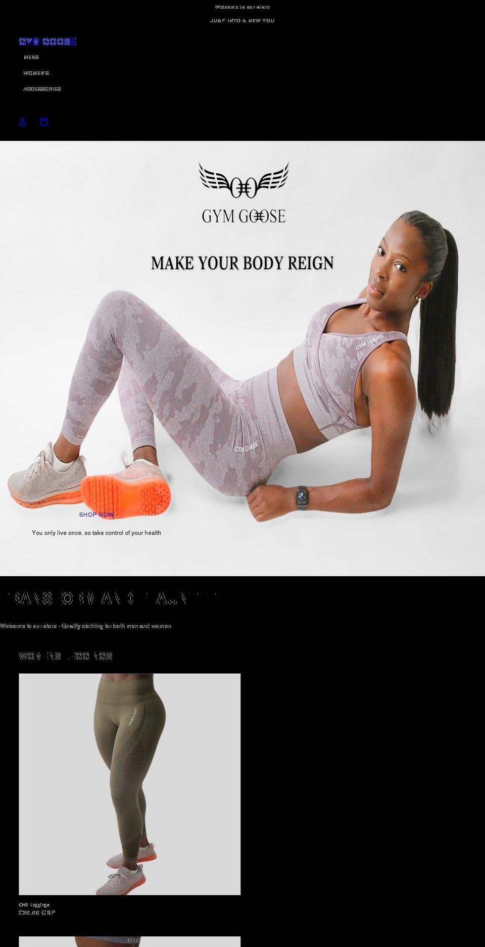 gymgoose.com shopify website screenshot