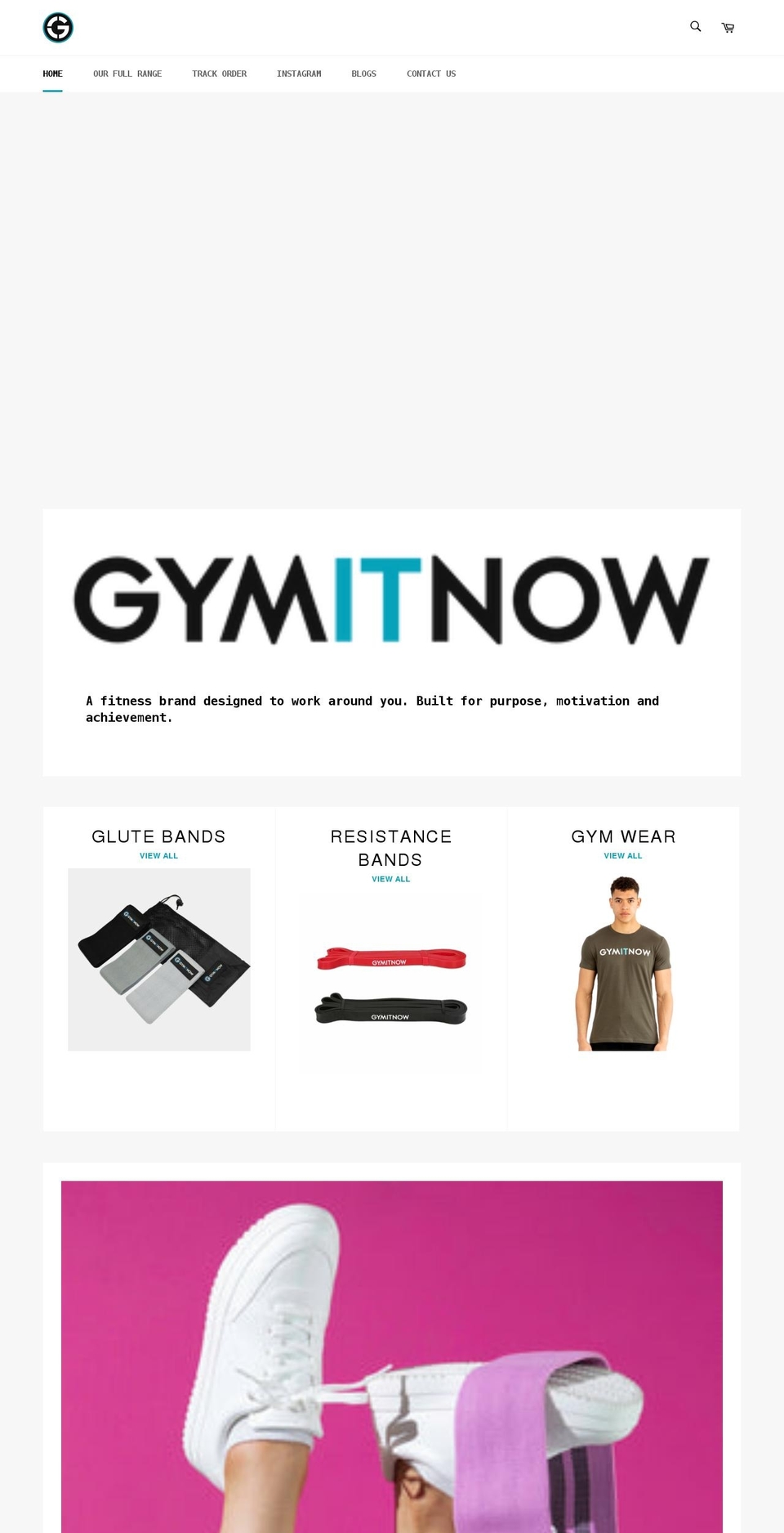 gymitnow.com shopify website screenshot