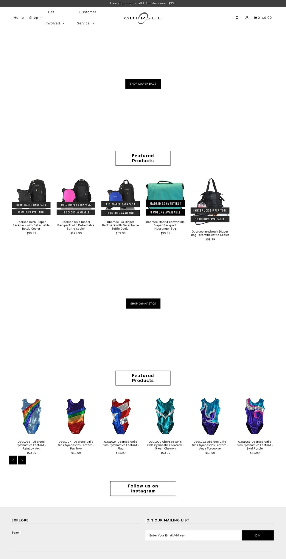 gymnastbox.com — Shopify storefront screenshot