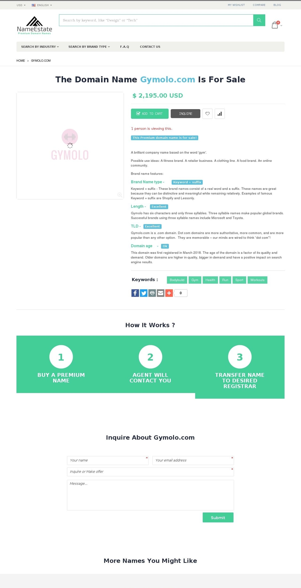 gymolo.com shopify website screenshot