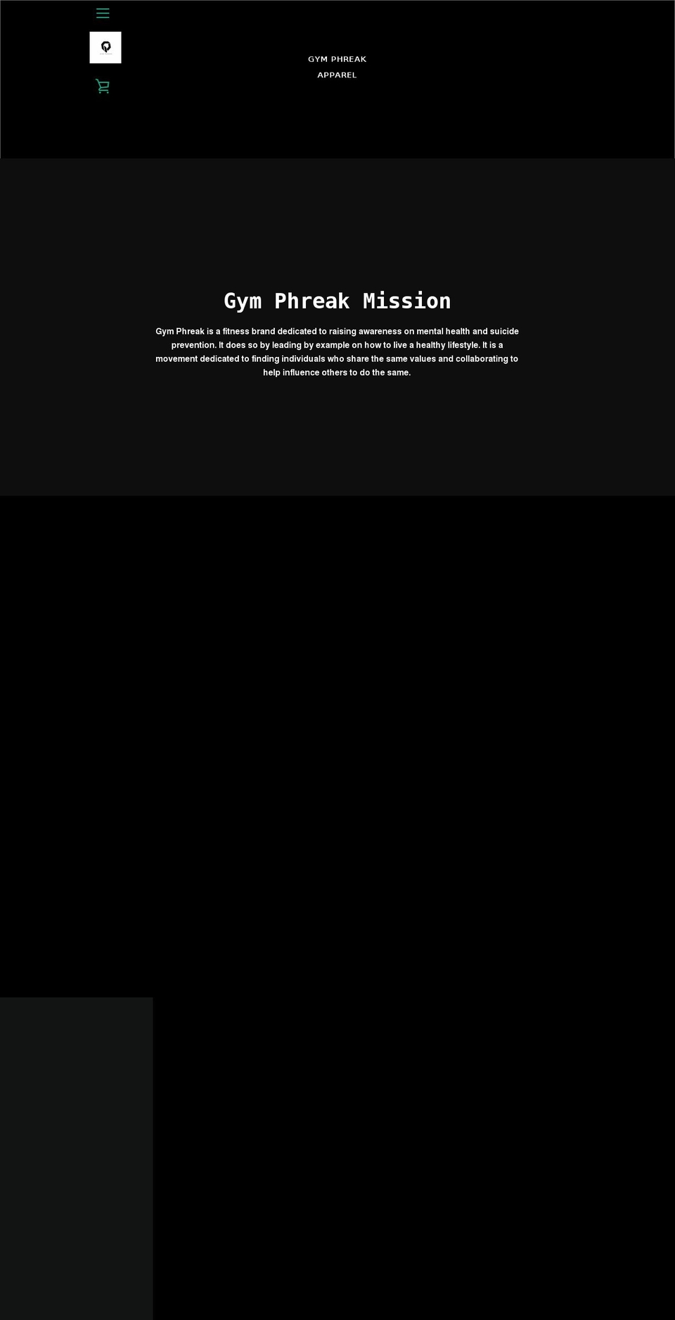 gymphreakfit.com shopify website screenshot