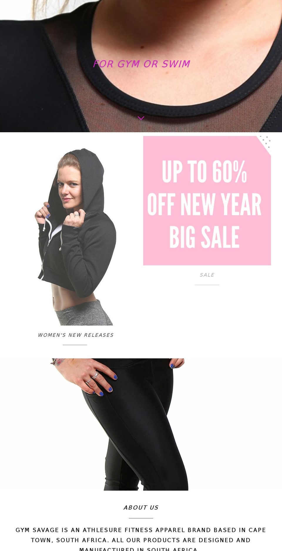 gymsvge.com — Shopify storefront screenshot