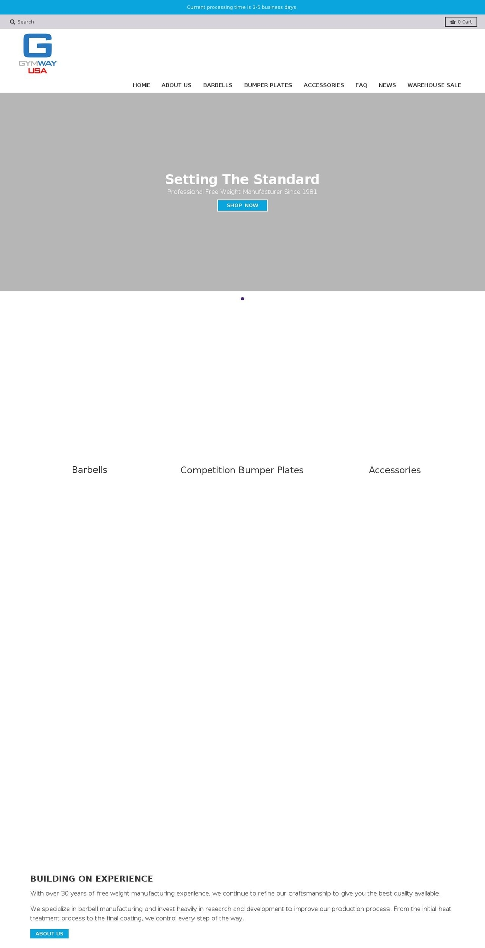 gymwayusa.com shopify website screenshot