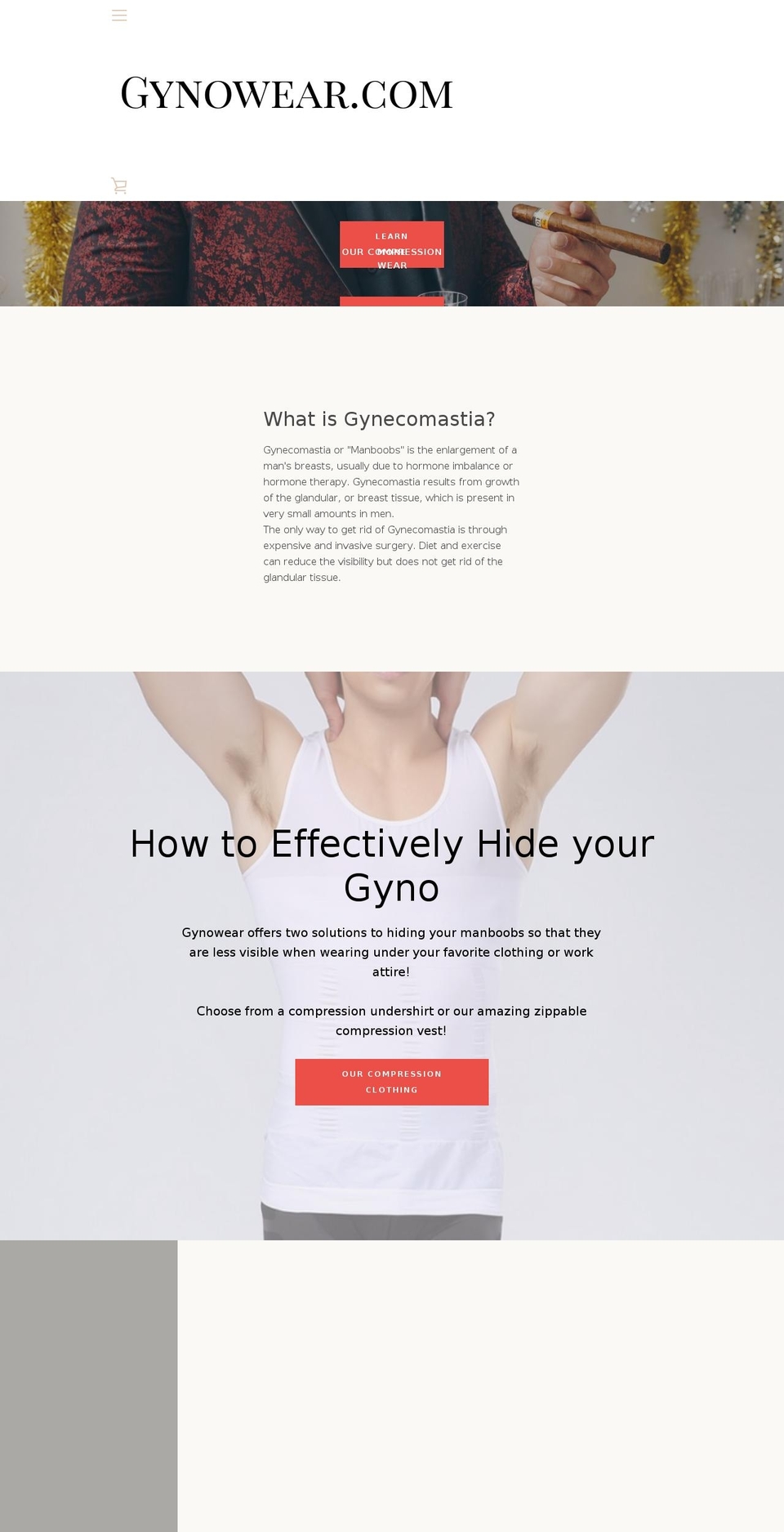 gynowear.com — Shopify storefront screenshot