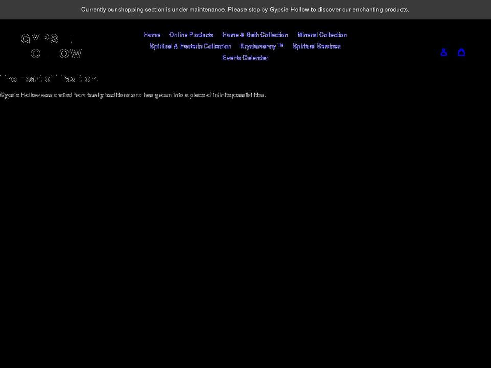 gypsiehollow.com shopify website screenshot