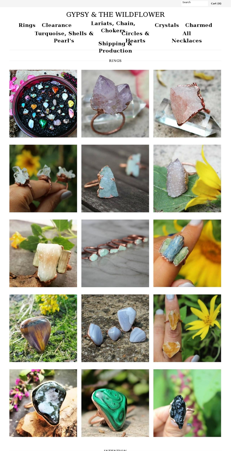 gypsyandthefawn.com — Shopify storefront screenshot