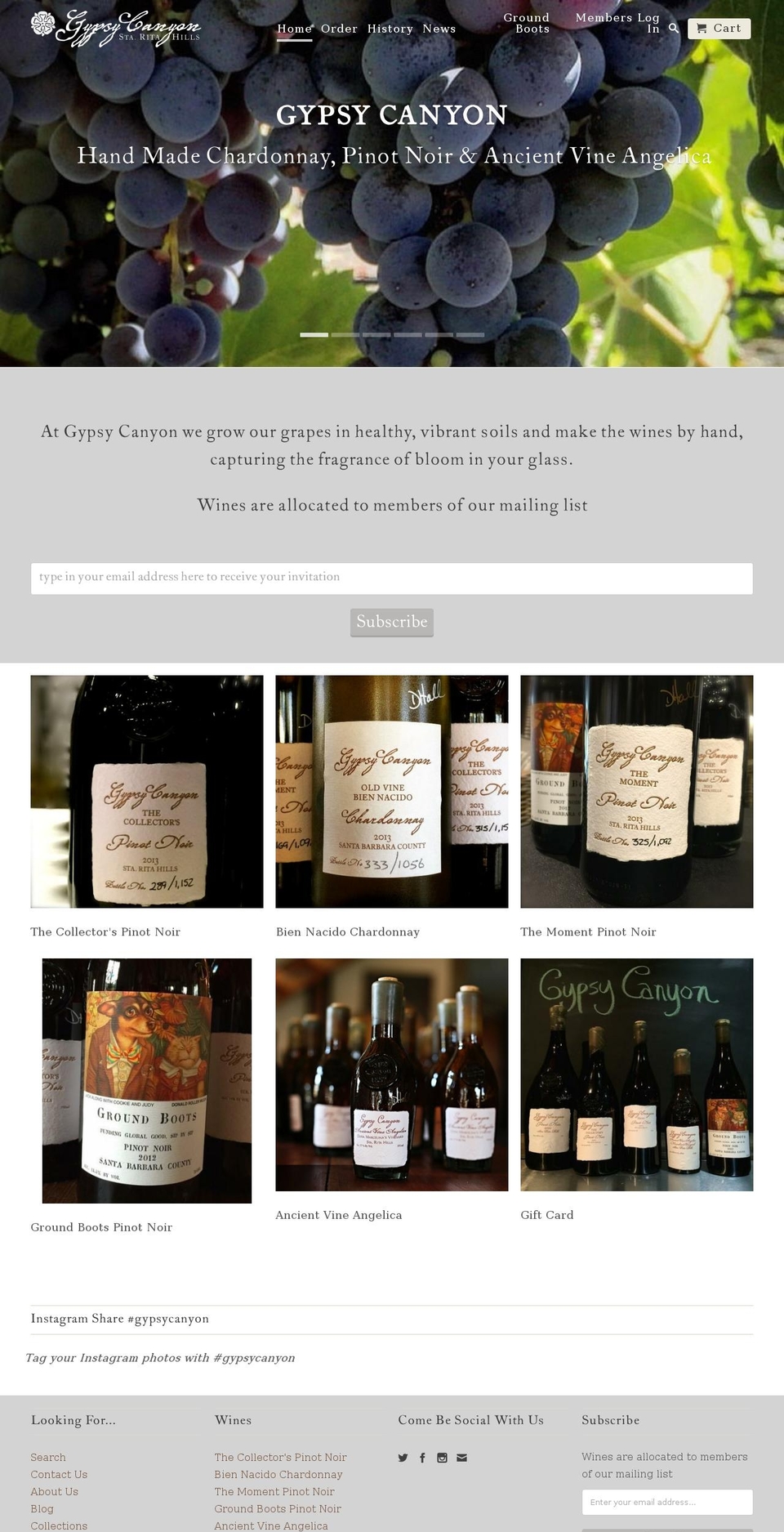 gypsycanyon.com shopify website screenshot