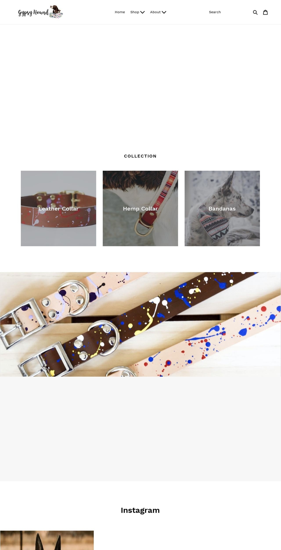 gypsyhound.com — Shopify storefront screenshot