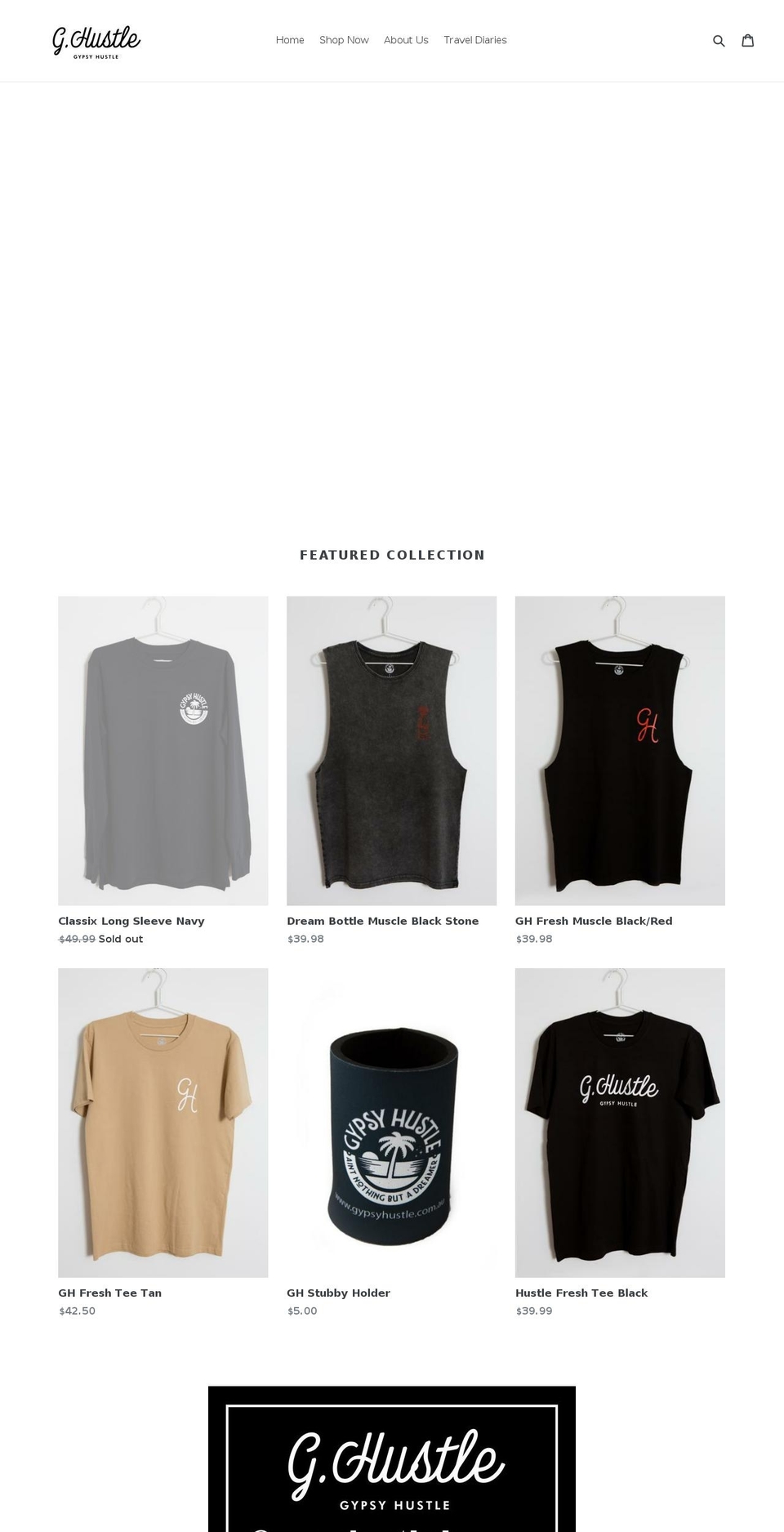 gypsyhustle.com.au shopify website screenshot