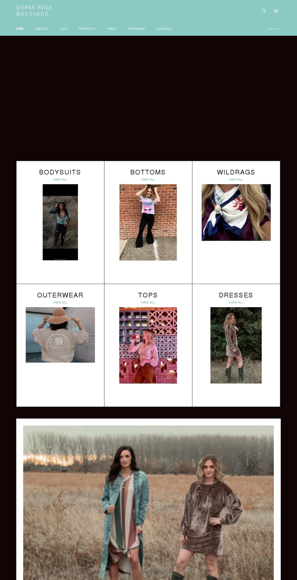 gypsypine.com shopify website screenshot