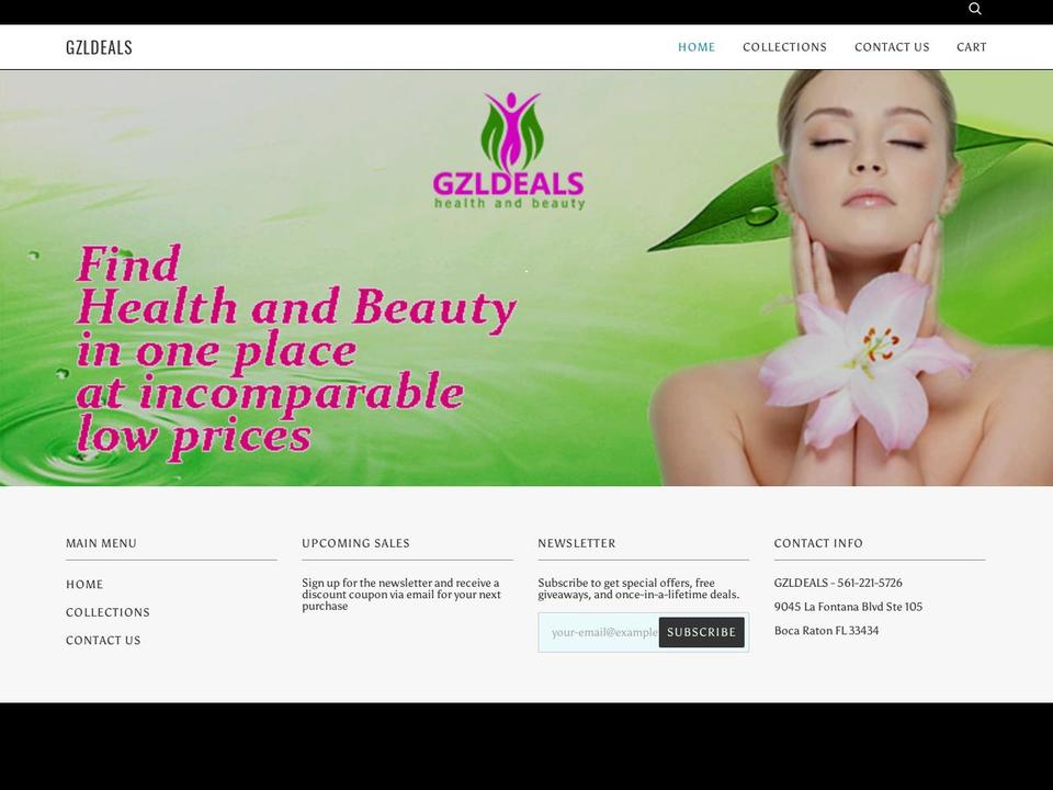 gzldeals.com — Shopify storefront screenshot