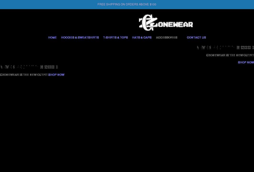 DropShipForSale Shopify theme site example gzonewear.com