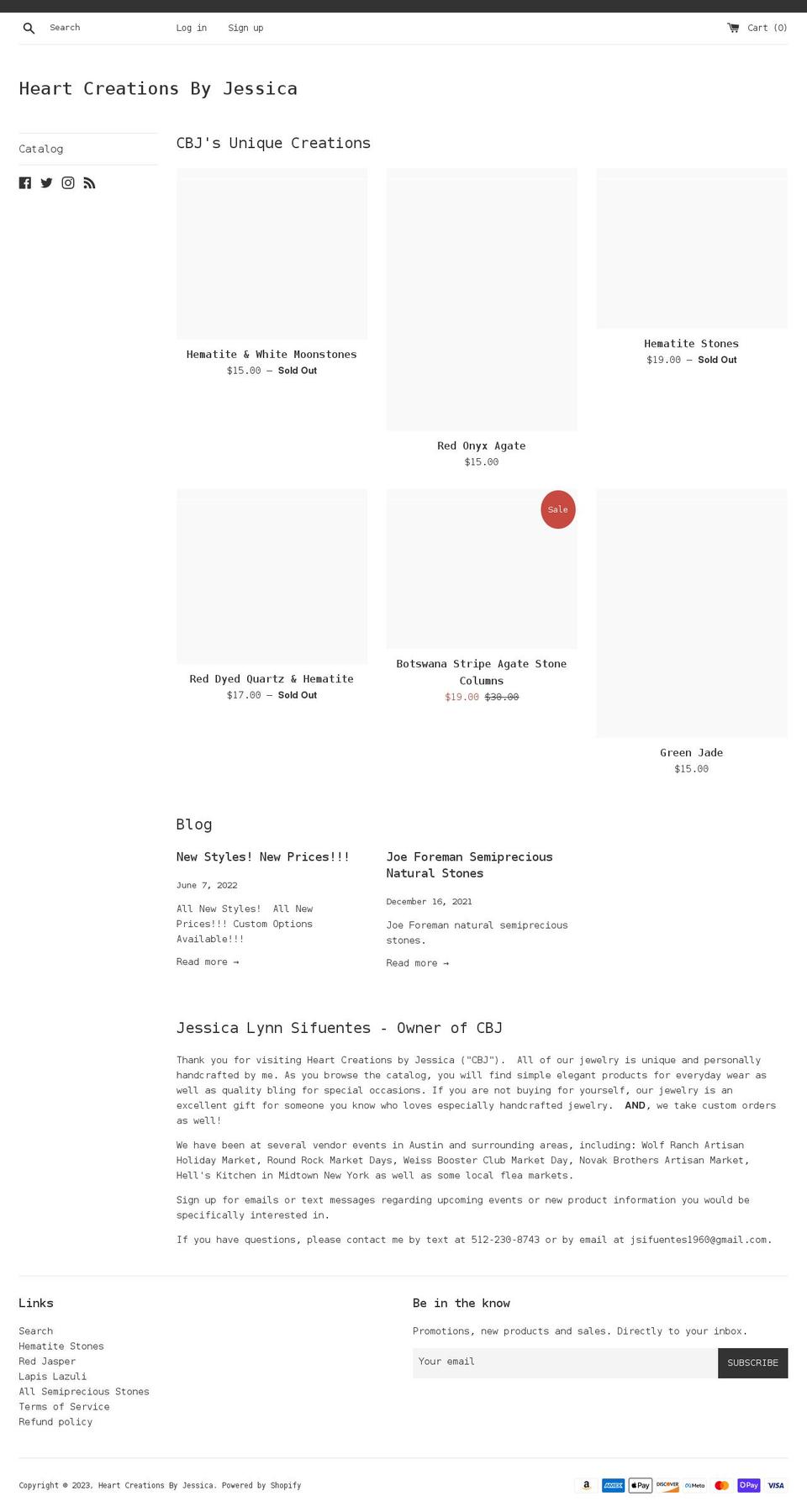 h-cbj.com shopify website screenshot