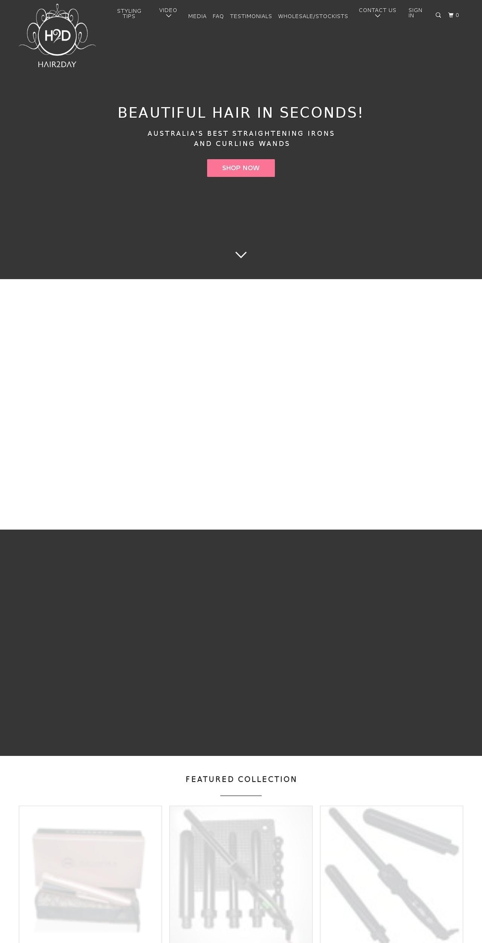 h2d.com.au shopify website screenshot