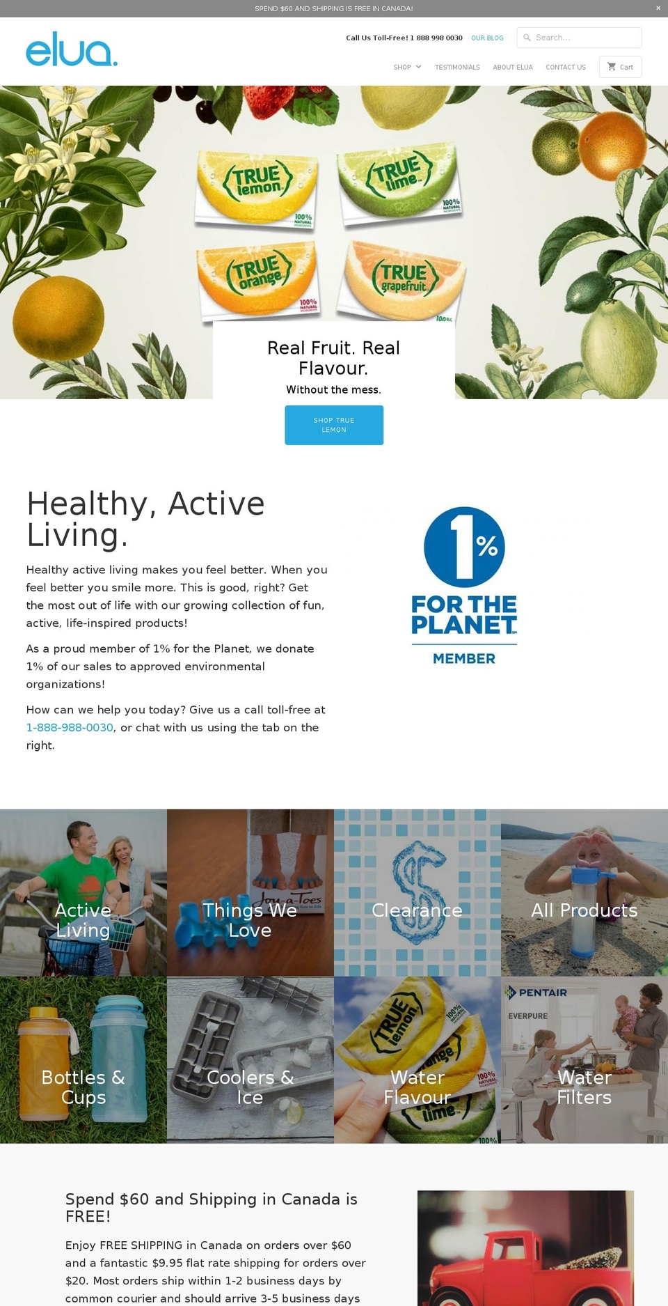h2otap.com — Shopify storefront screenshot