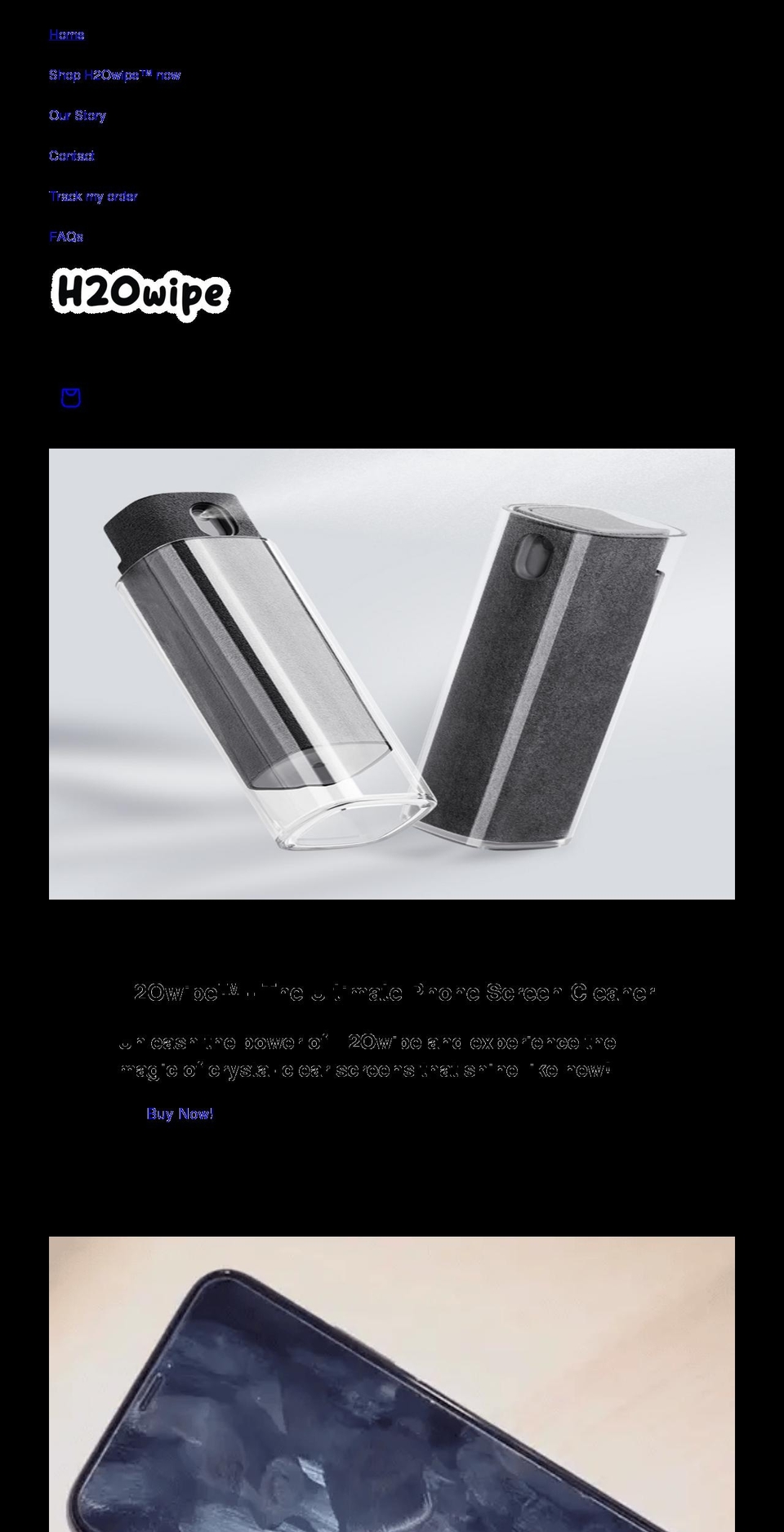 h2owipe.com Shopify store