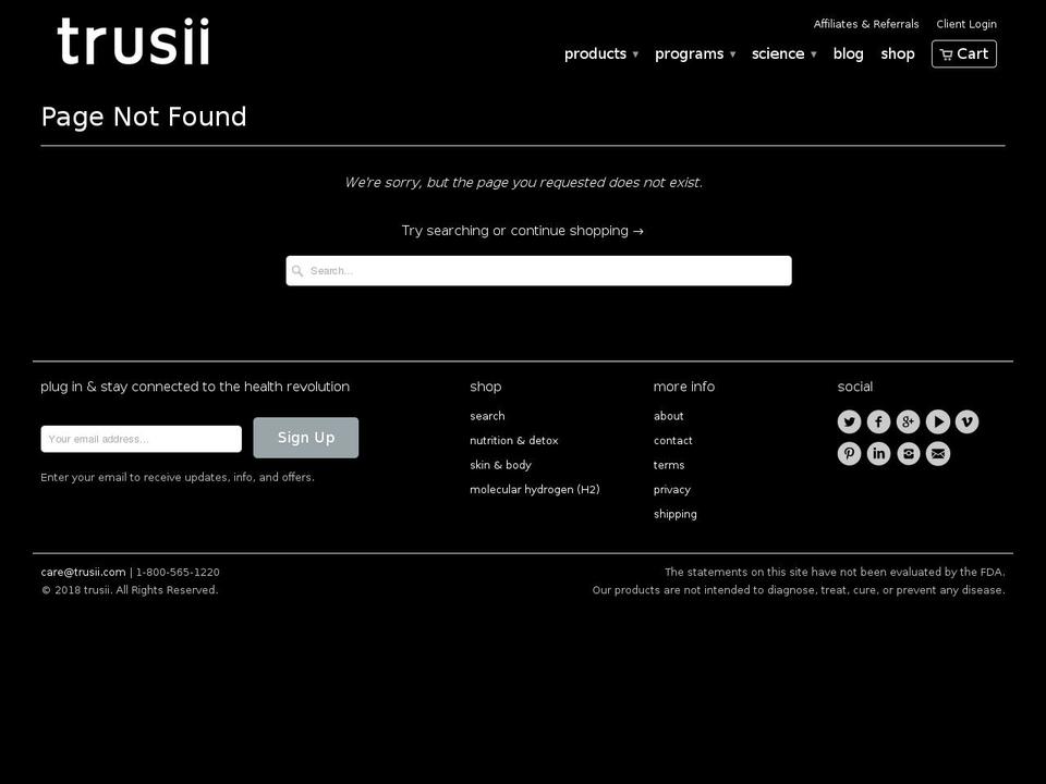 h2wellnessstudy.com — Shopify storefront screenshot