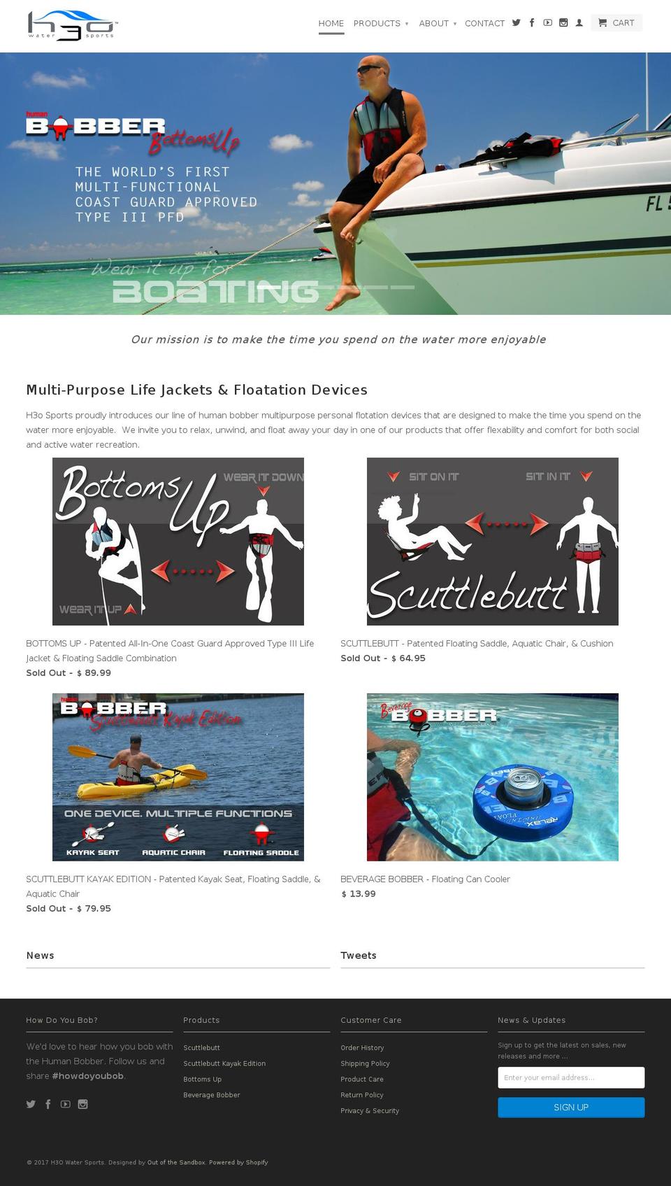 h30sports.com shopify website screenshot