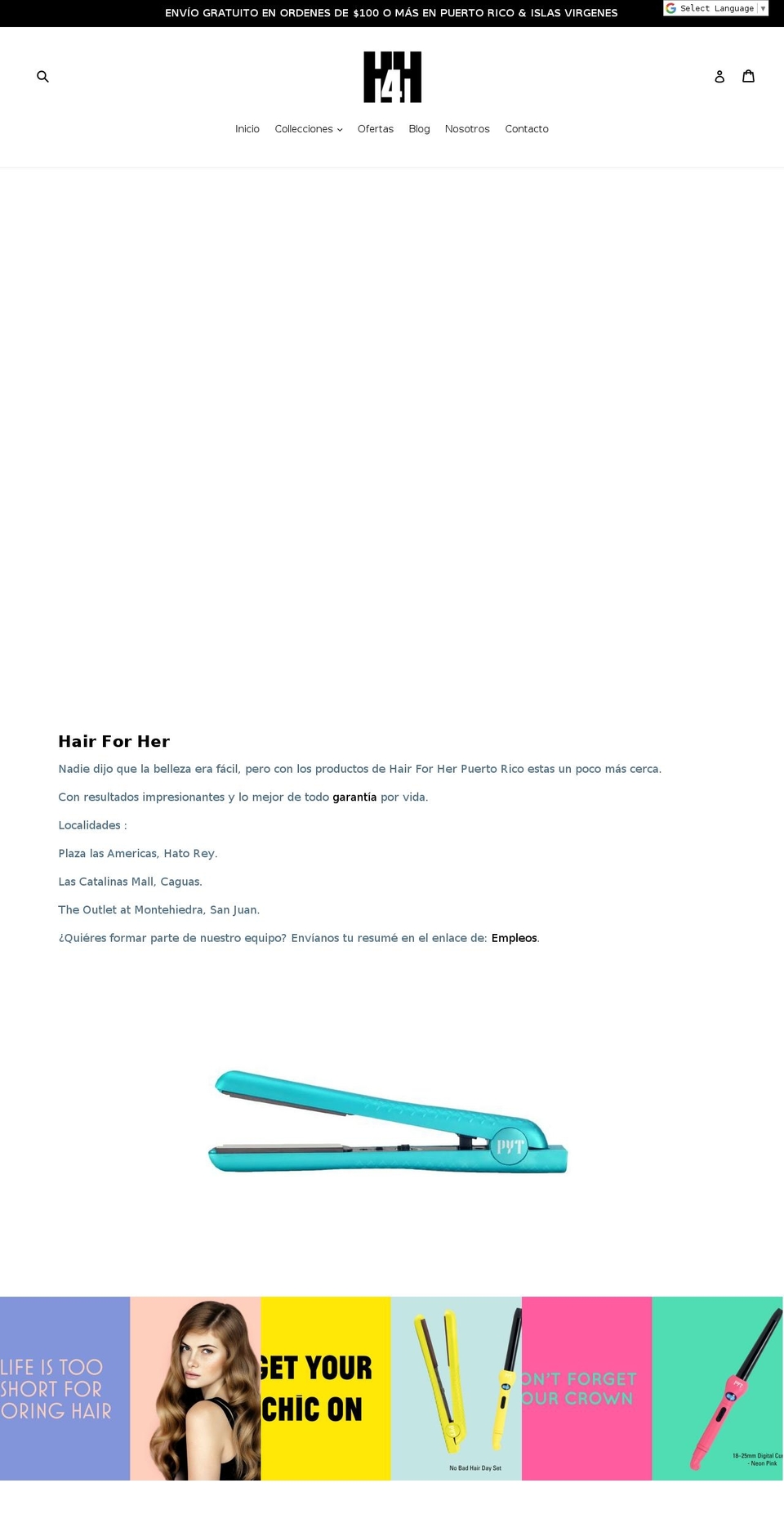 h4hpr.com — Shopify storefront screenshot