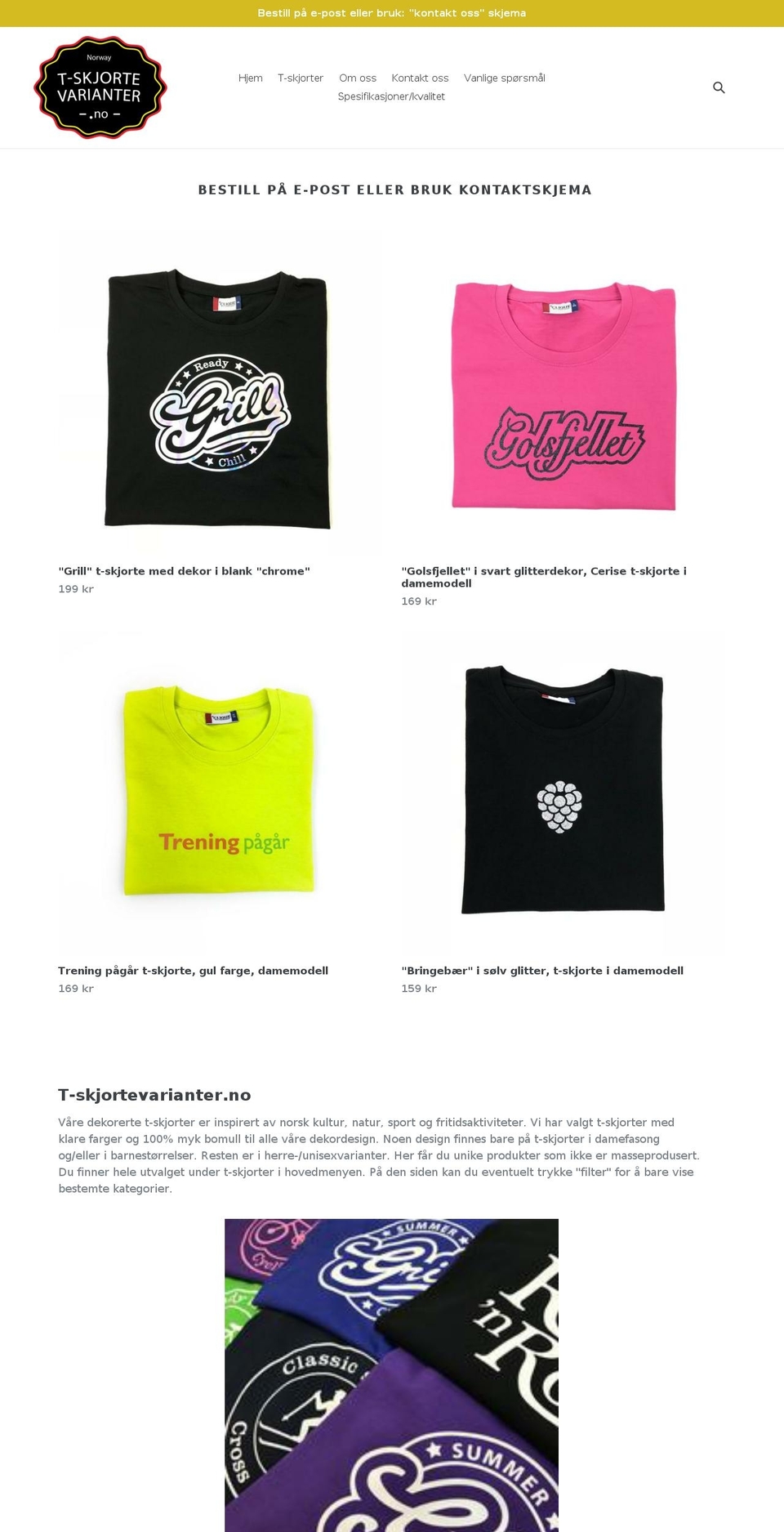 haakonaasen.com — Shopify storefront screenshot