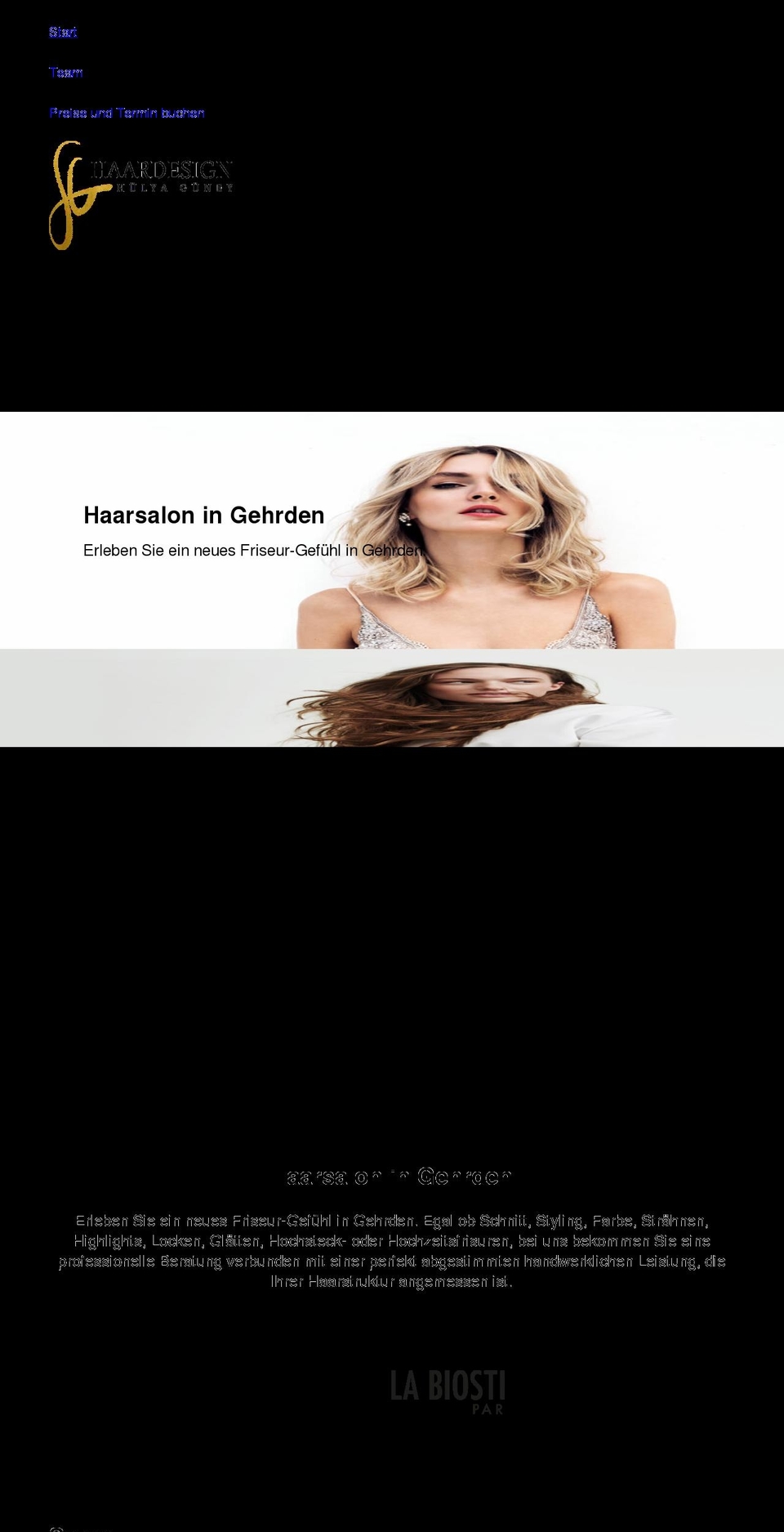 haardesign-gehrden.de shopify website screenshot