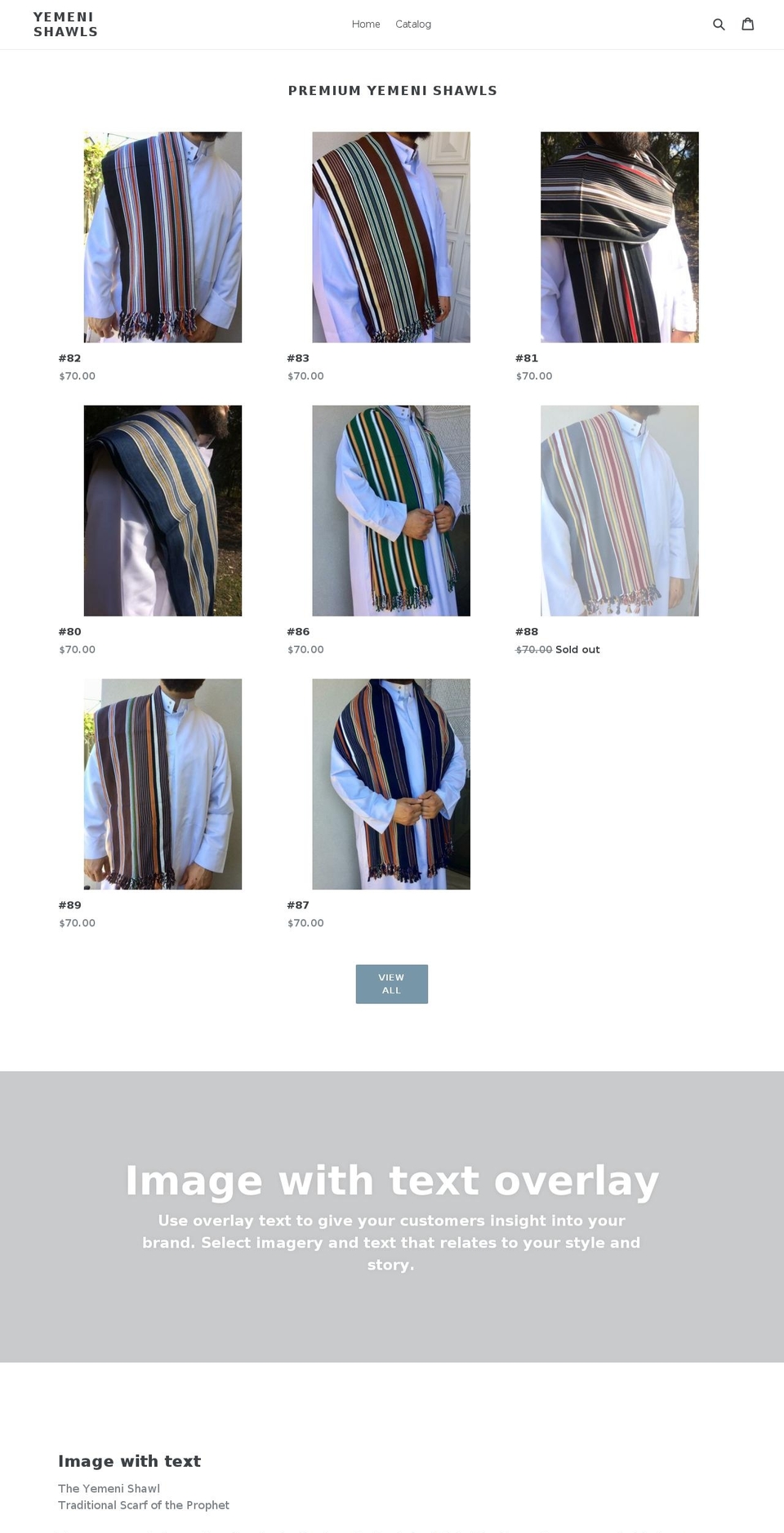 habaibyemenishawls.com shopify website screenshot