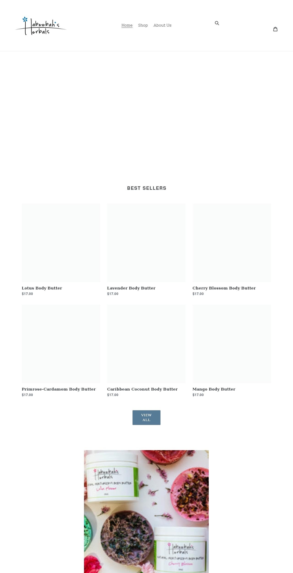 habeebahsherbals.com shopify website screenshot