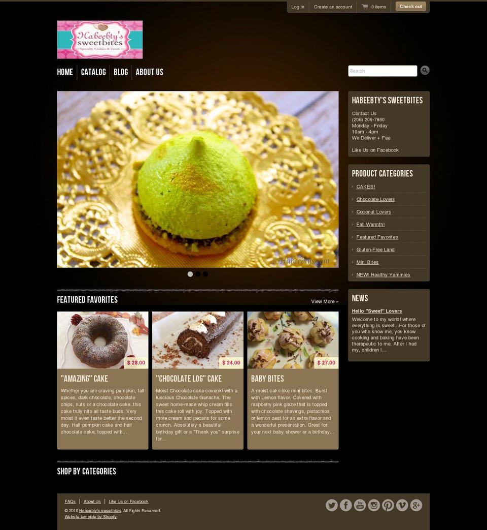 habeebtys.com — Shopify storefront screenshot