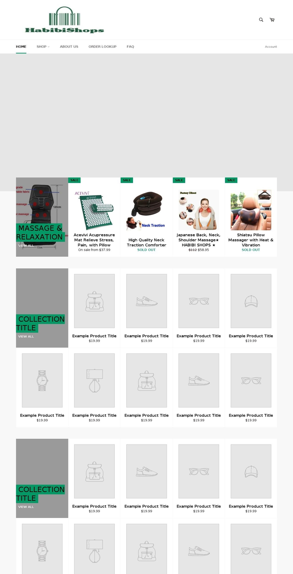 habibishops.com shopify website screenshot