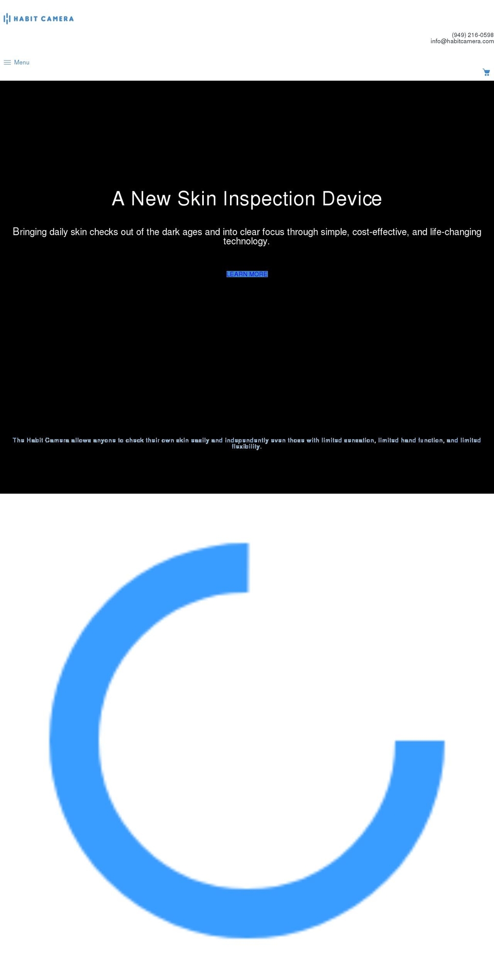 habitcamera.com shopify website screenshot