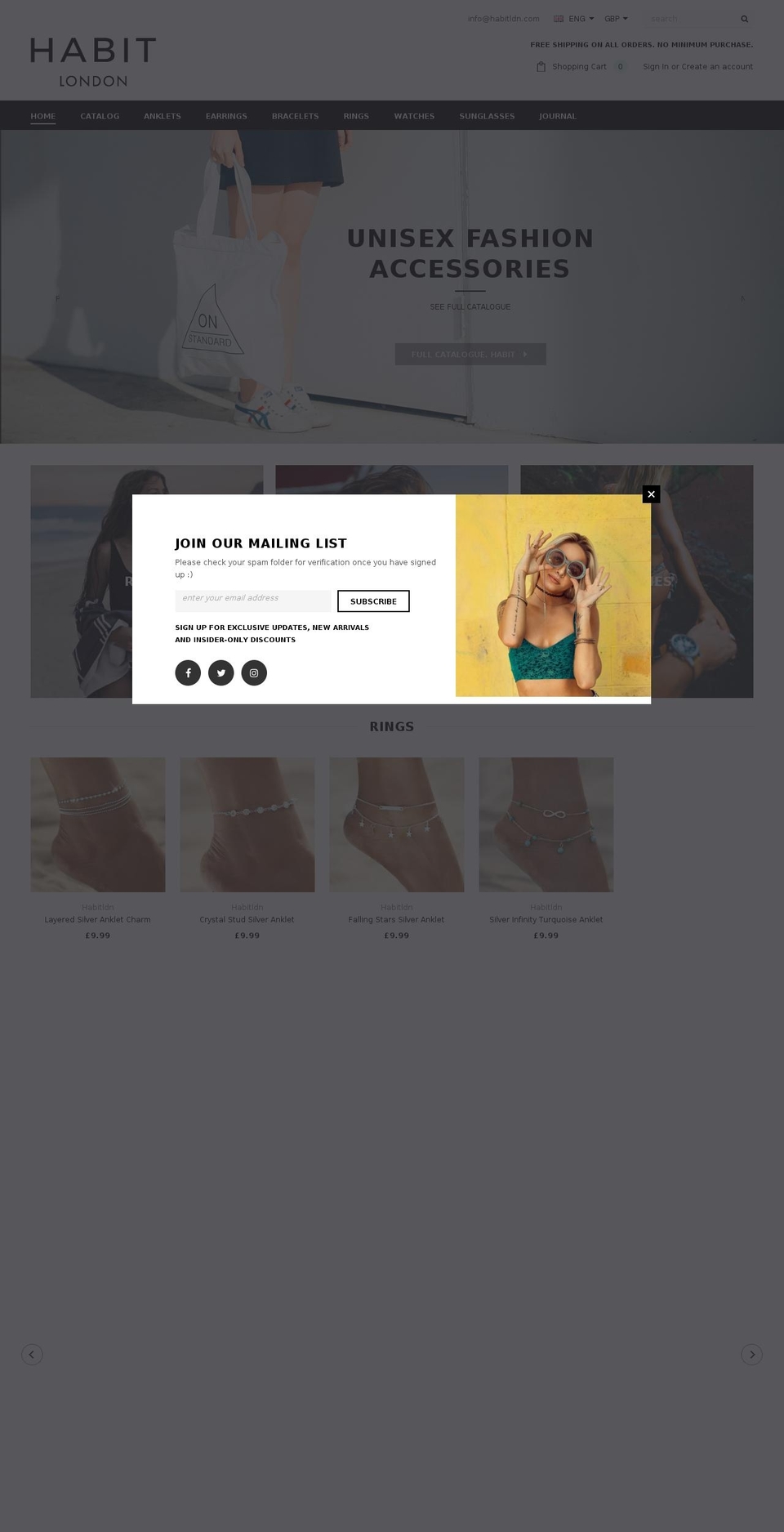 habitldn.com — Shopify storefront screenshot
