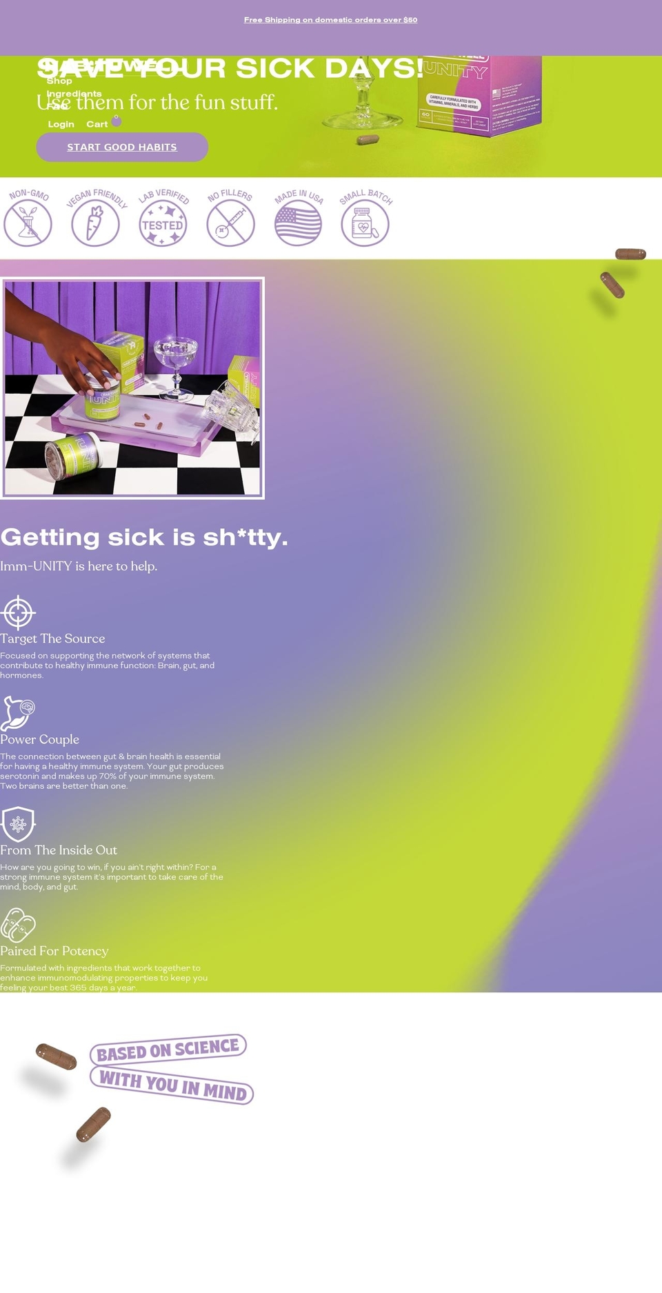 habituwell.com shopify website screenshot