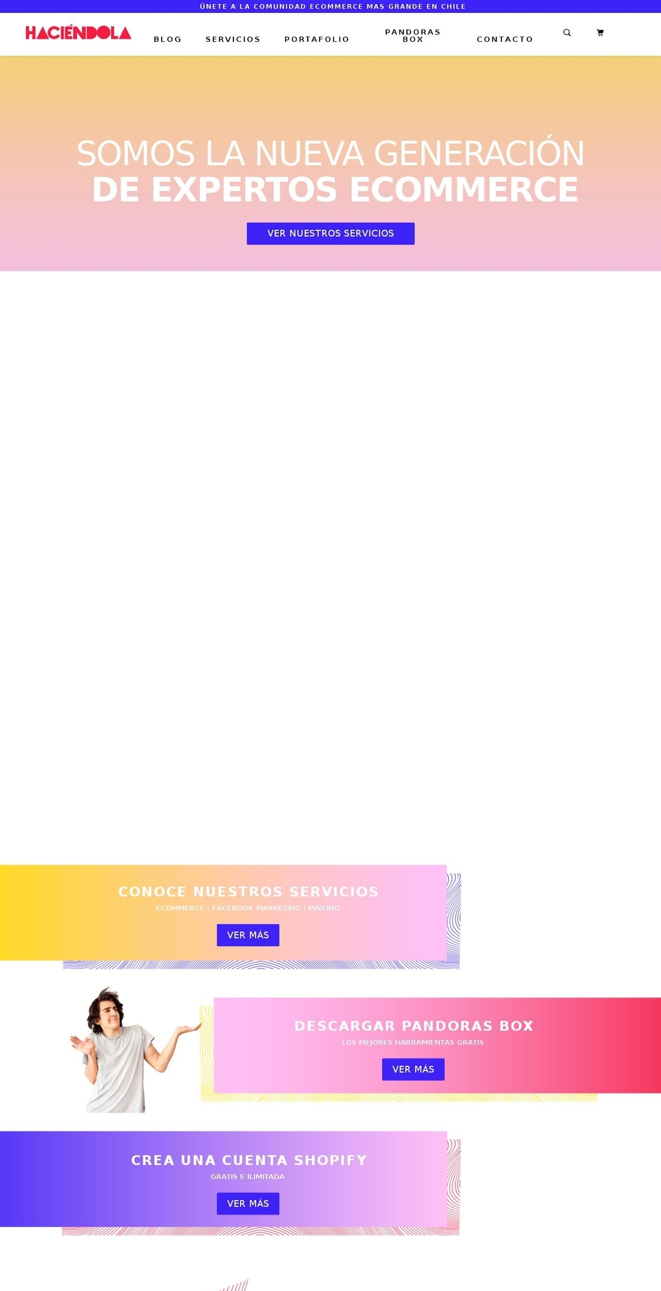 haciendola.com — Shopify storefront screenshot